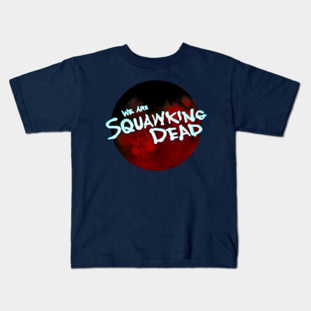 TWD Season 11C LOGO (light) Kids T-Shirt by SQUAWKING DEAD